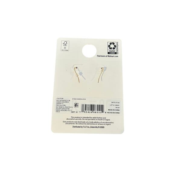 Happy New Year Hypo - Allergenic Earrings - Picture 2 of 2